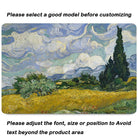 Van Gogh Works ''Wheat Field and Cypress'' Macbook case