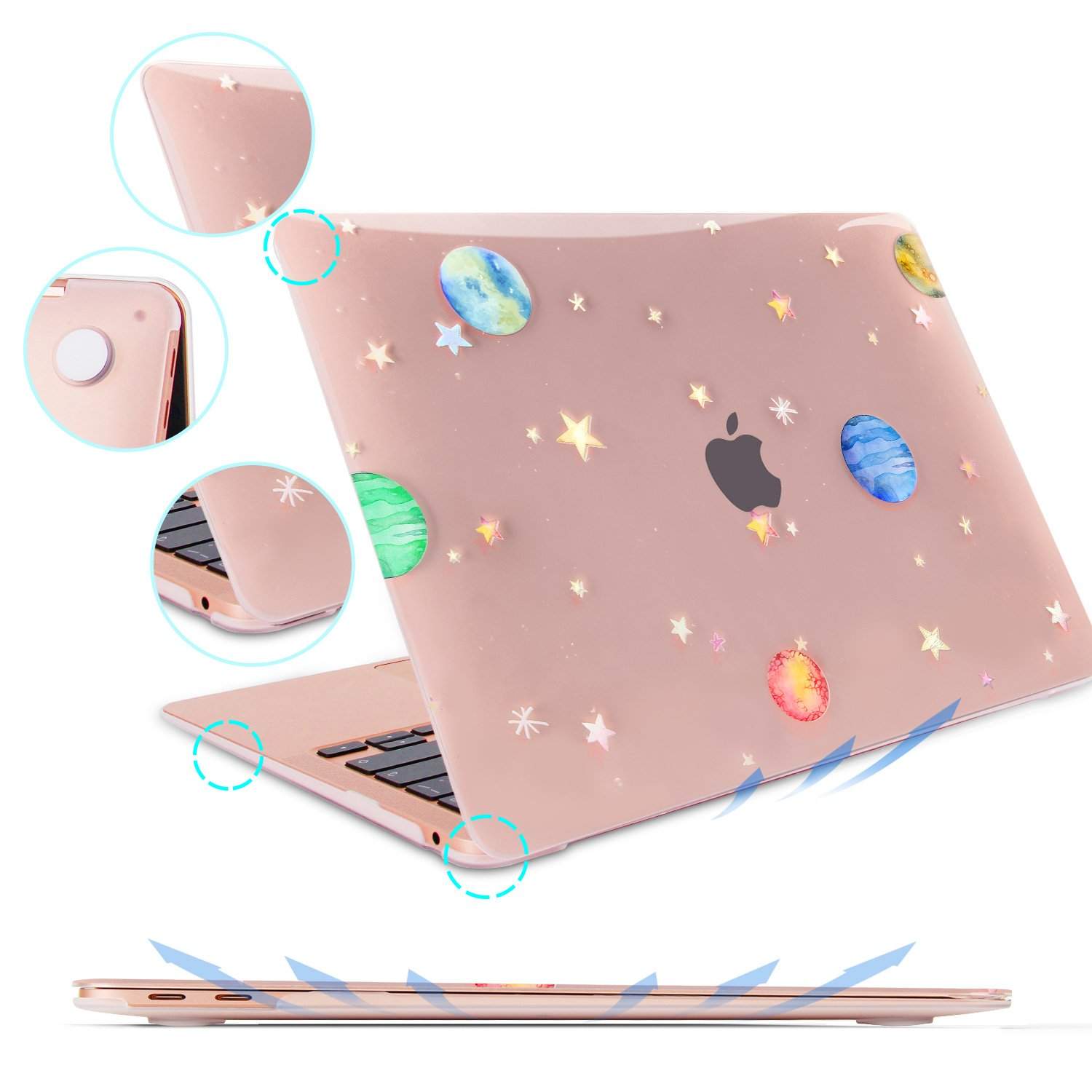 Painting MacBook Case with Galaxy Pattern