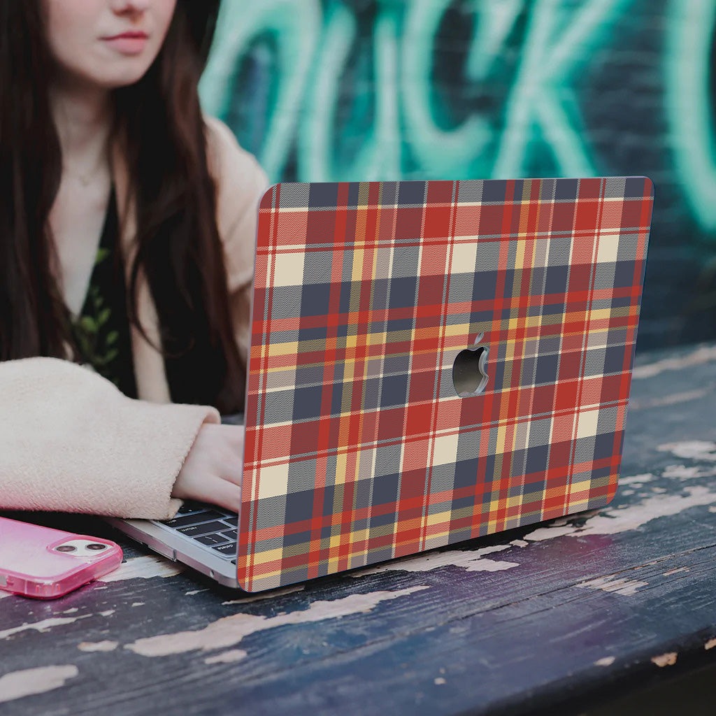 Checkered Weave Macbook Case