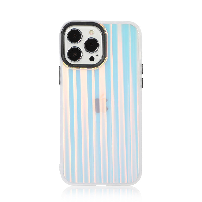Vertical Bar Colorful Laser iphone Case