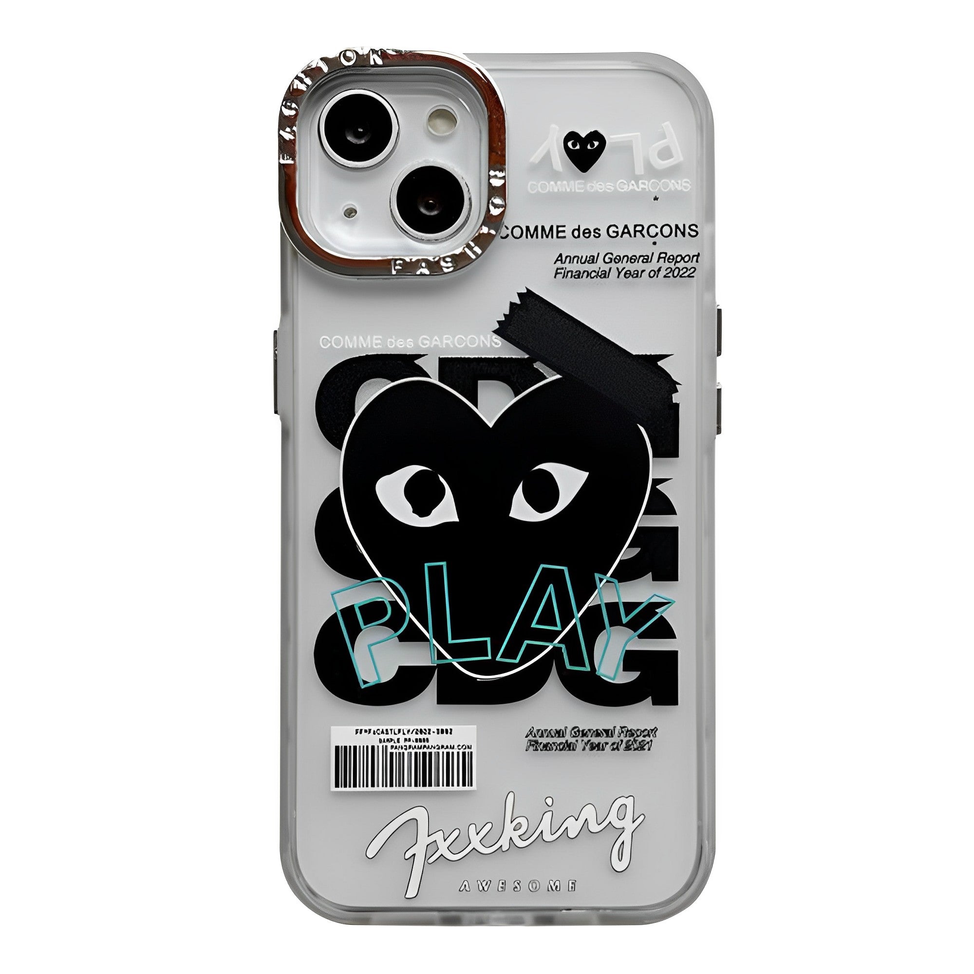 COMME DES GARCONS Coque Cover Case For Apple iPhone 15 Pro Max 14 13 12 11