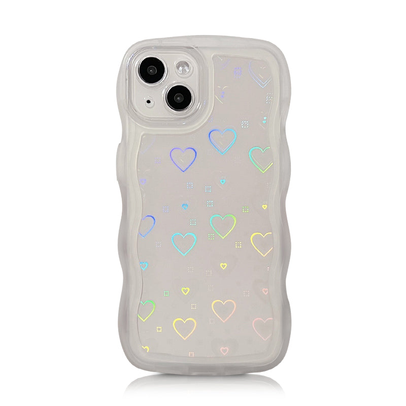 Holographic Heart iPhone Case