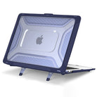 Macbook Case Heavy Duty Honeycomb Hard Shell - Blue