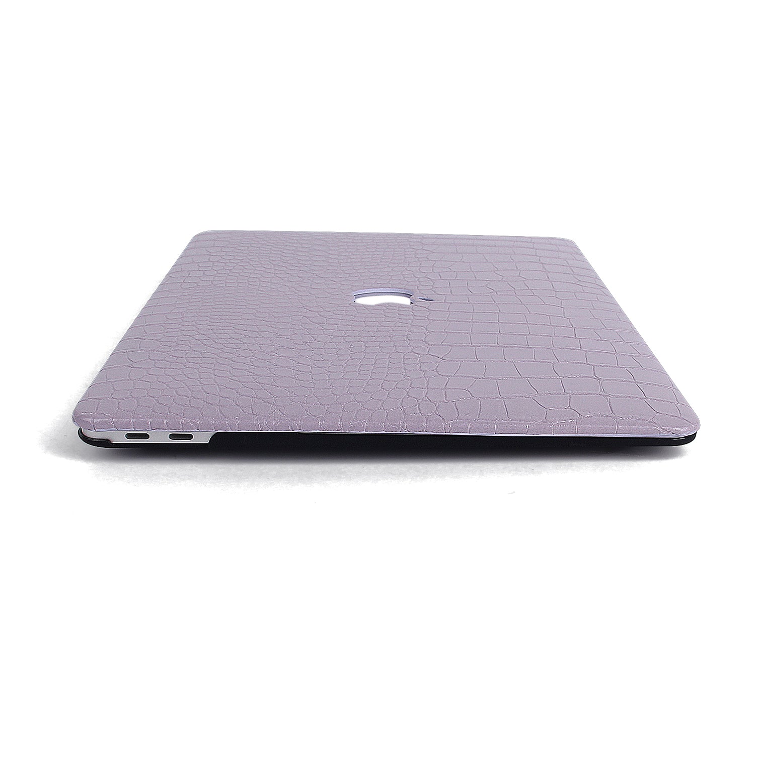 Faux Crocodile Purple MacBook Case