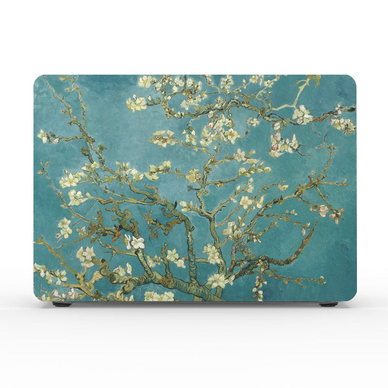 Van Gogh Works „Blooming Apricot Blossoms“ Macbook-Hülle personalisierbar