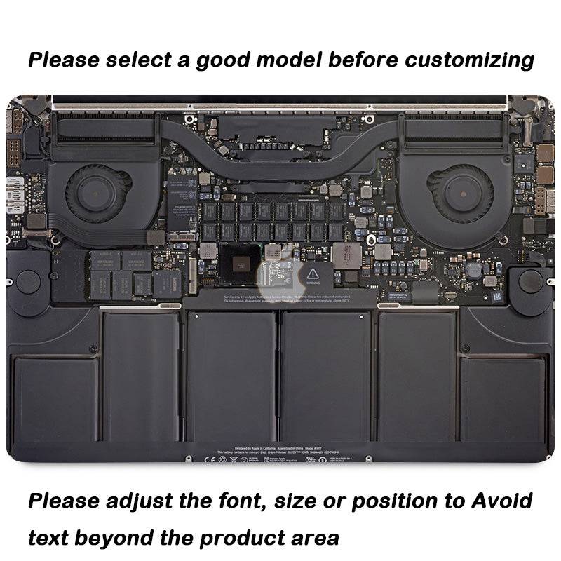 Internal Parts | Macbook case customizable