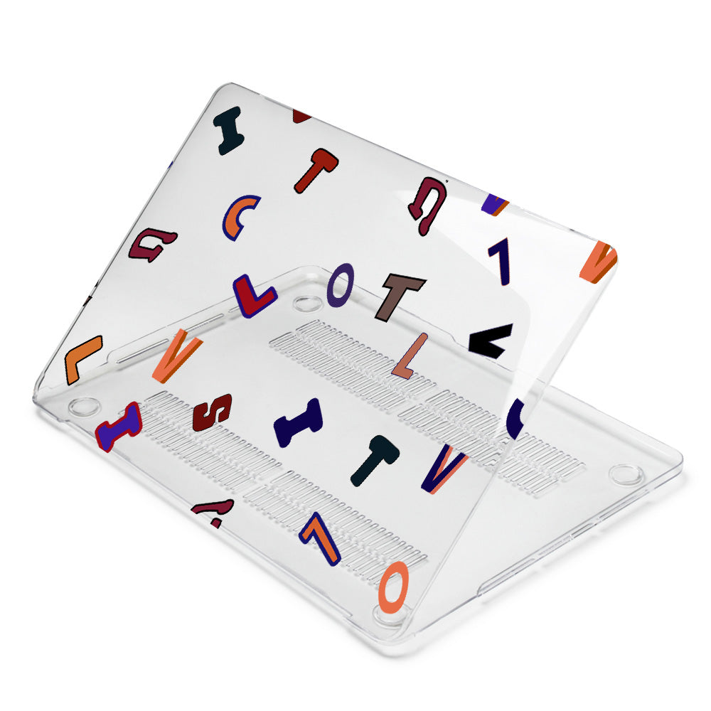 Colorful Letters Macbook case