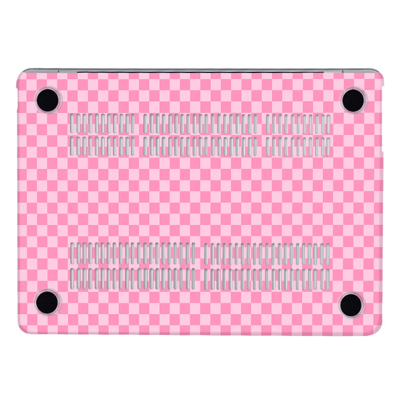 Pink Lattice Macbook Case