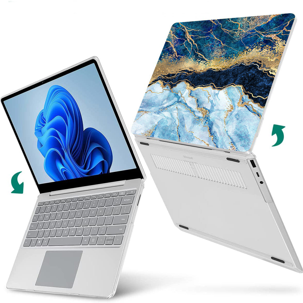 Mysterious Blue River Microsoft Surface Laptop Case