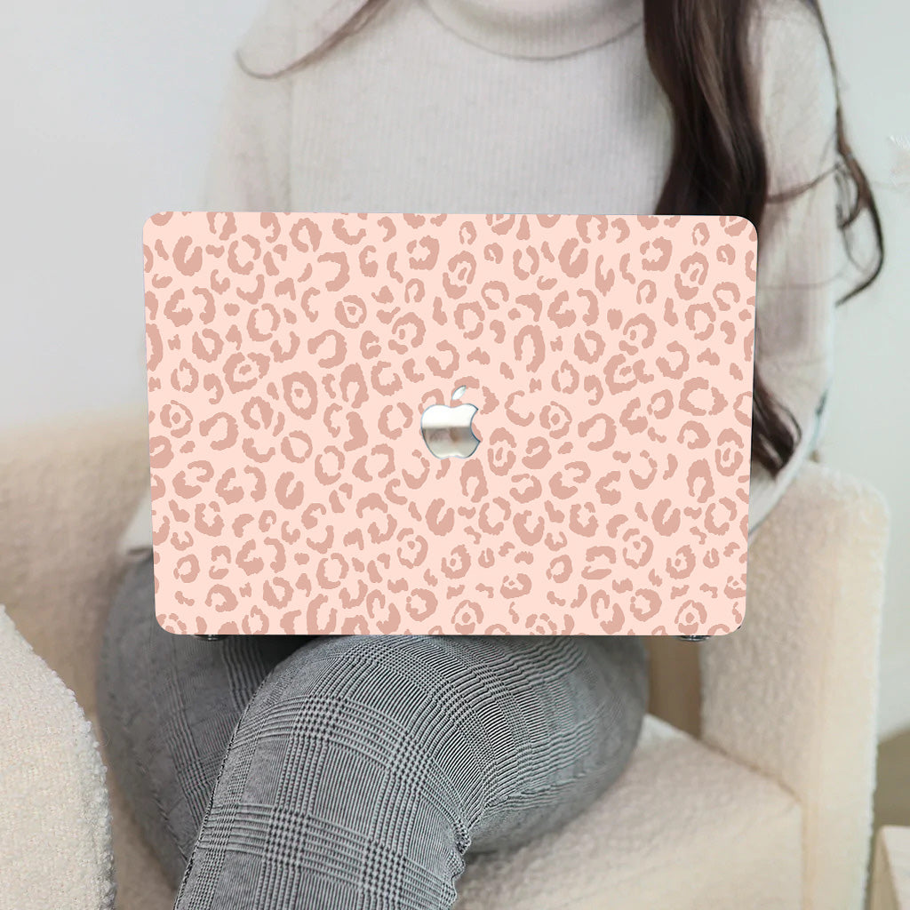 Pink Cheetah Macbook Case
