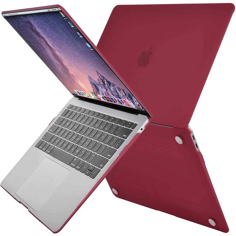 Frosted Wine Red | Macbook case customizable