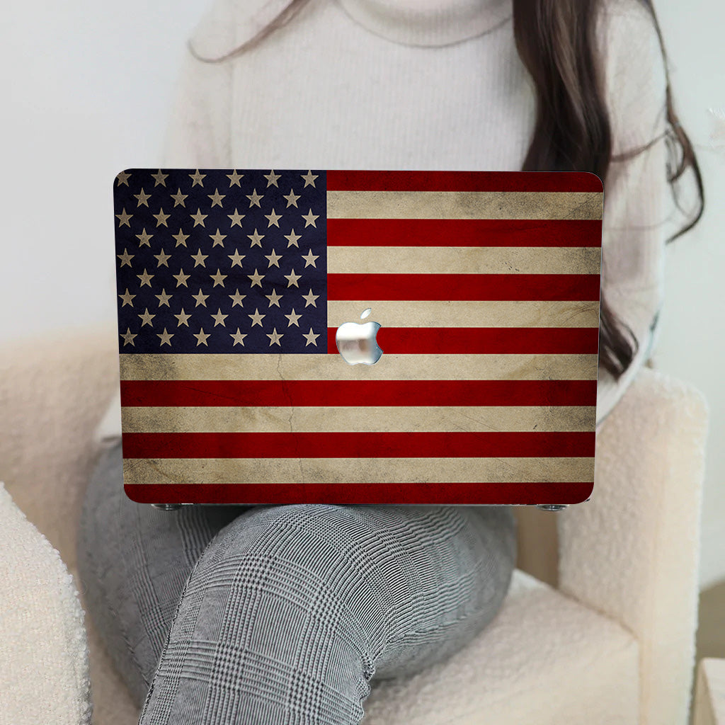 American Flag Macbook Case