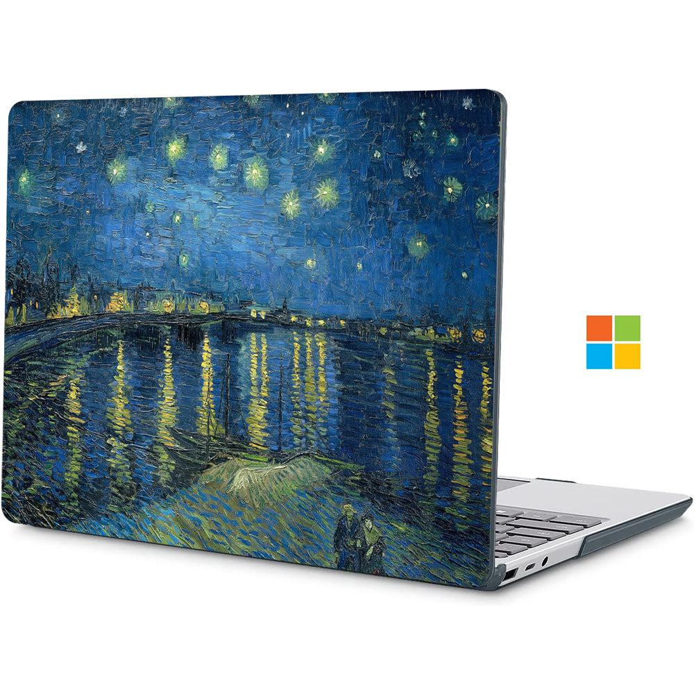 Van Gogh ''Starry Night On The Rhone'' Microsoft Surface Laptop Case