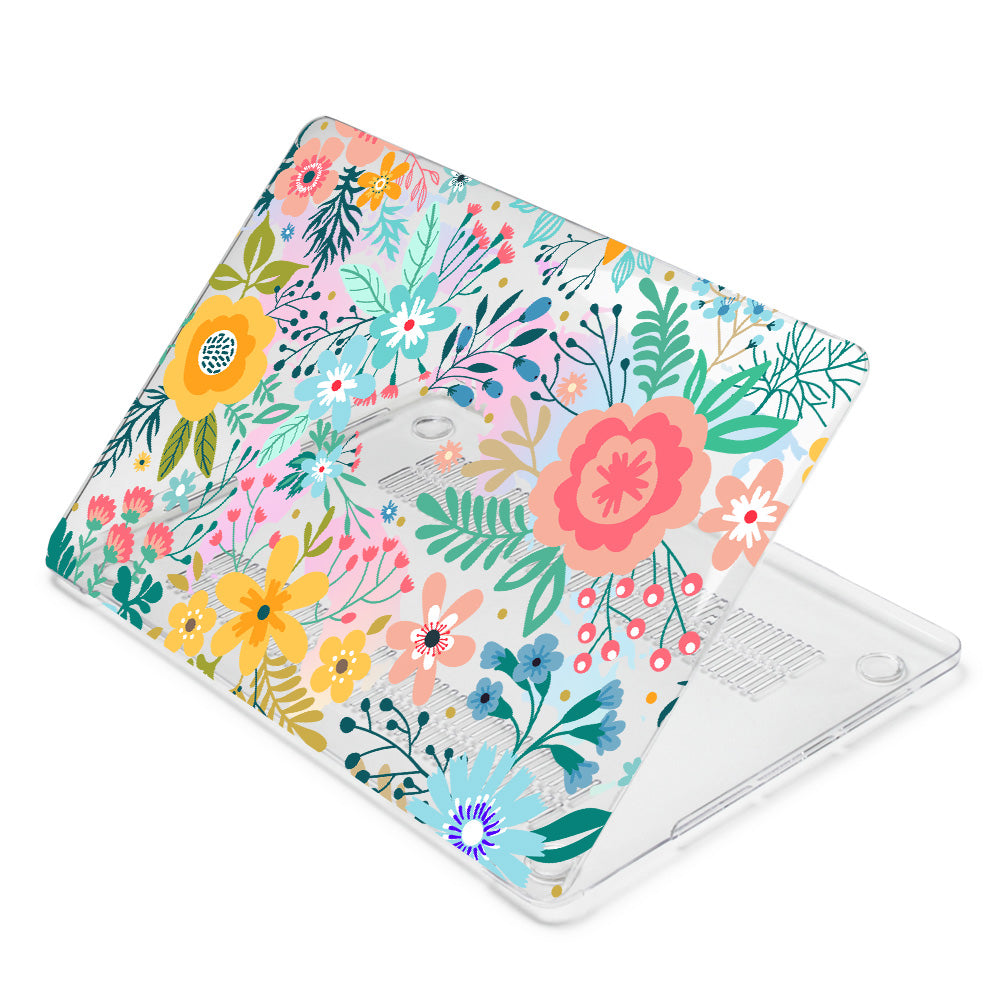 Abstract Flower Macbook case