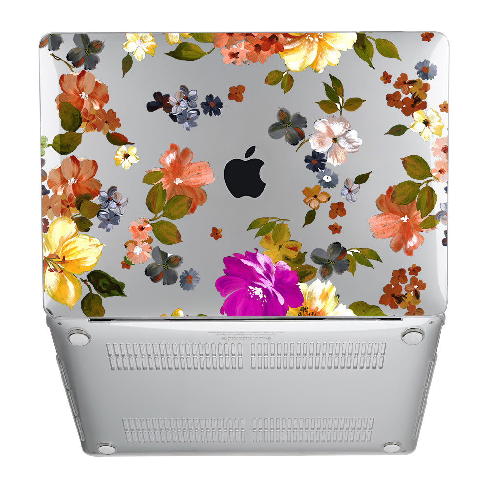Delicate Flowers Macbook case