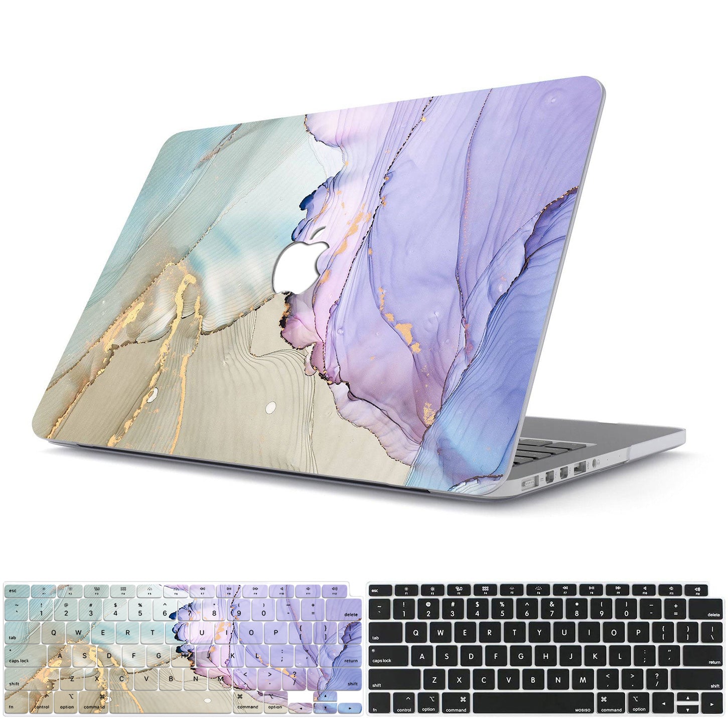 Purple Marble Macbook Case
