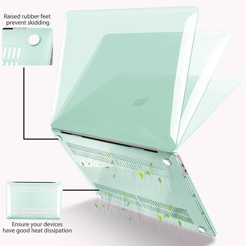 Transparent green  | Macbook case customizable