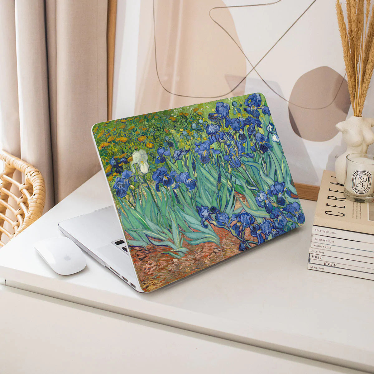 Van Gogh's ''Iris'' Macbook Case