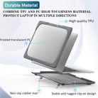 MacBook Case Heavy Duty  with Folding Stand - Grey