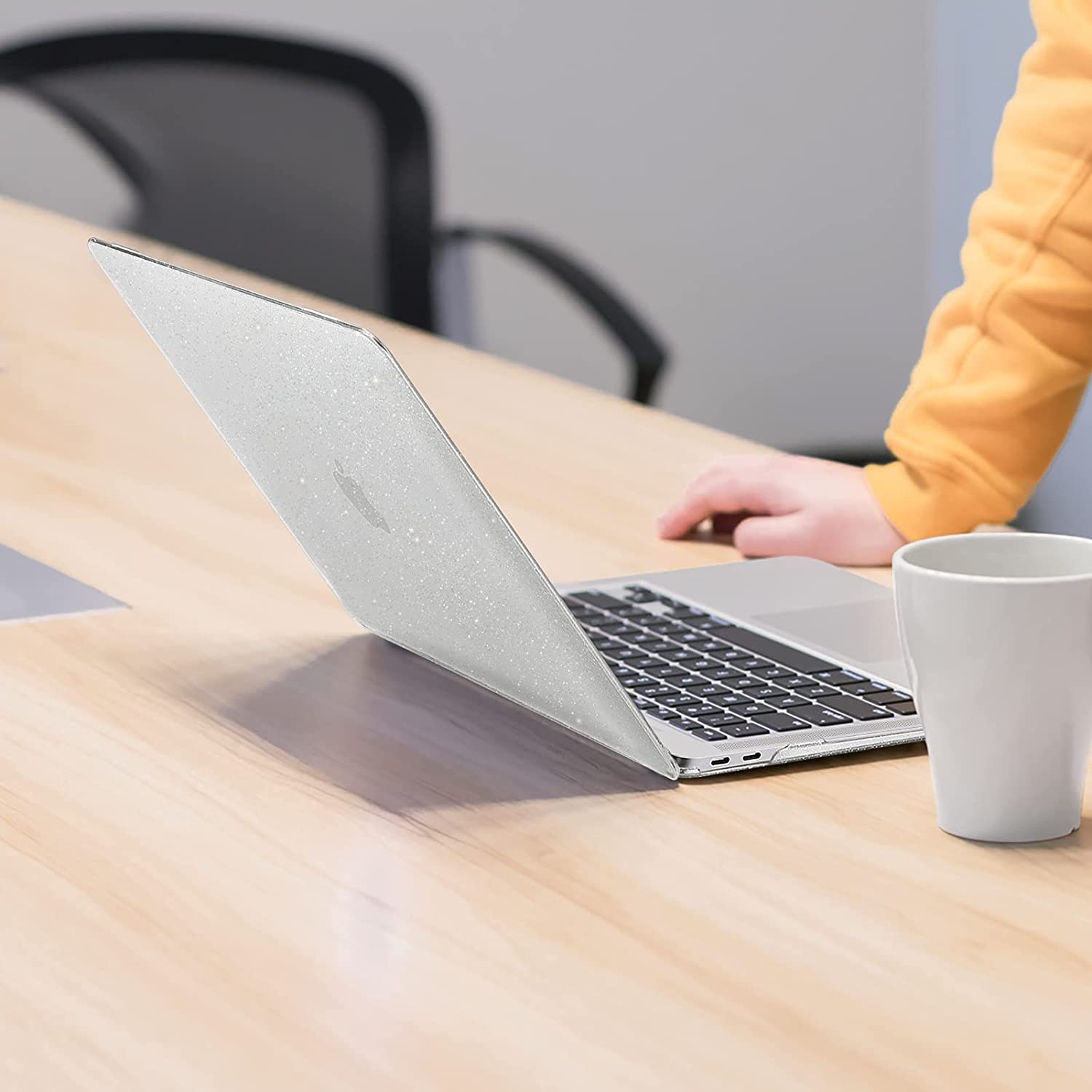 Crystal Transparent Gypsophila | Macbook case