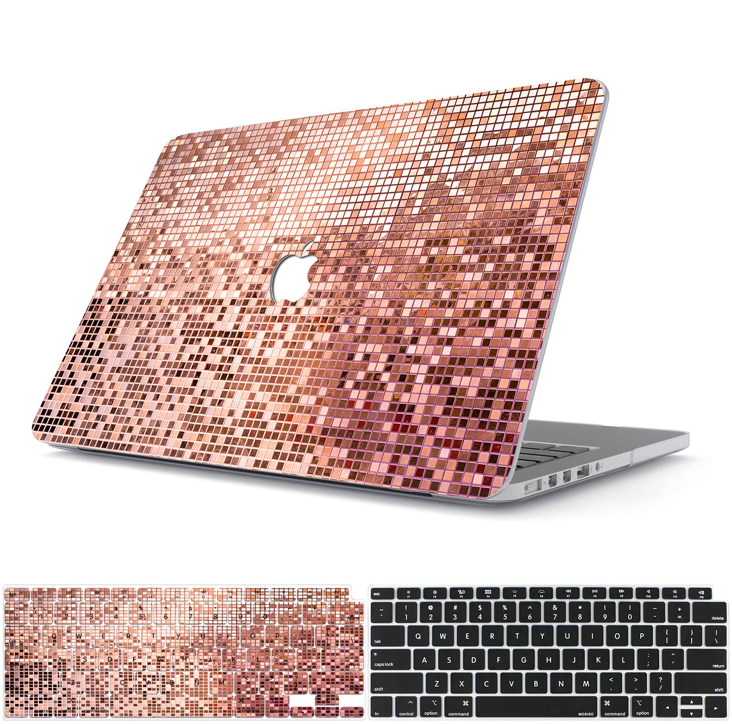 Rose Gold Square Macbook Case