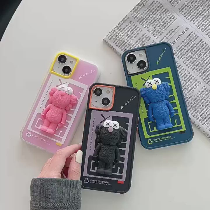 KAWS 3D Sesame Street iPhone Case