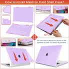 Transparent Purple | Macbook case customizable