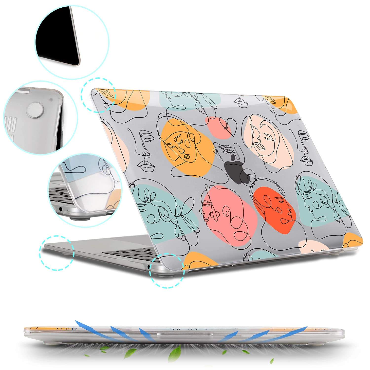 Abstract Face | Macbook case