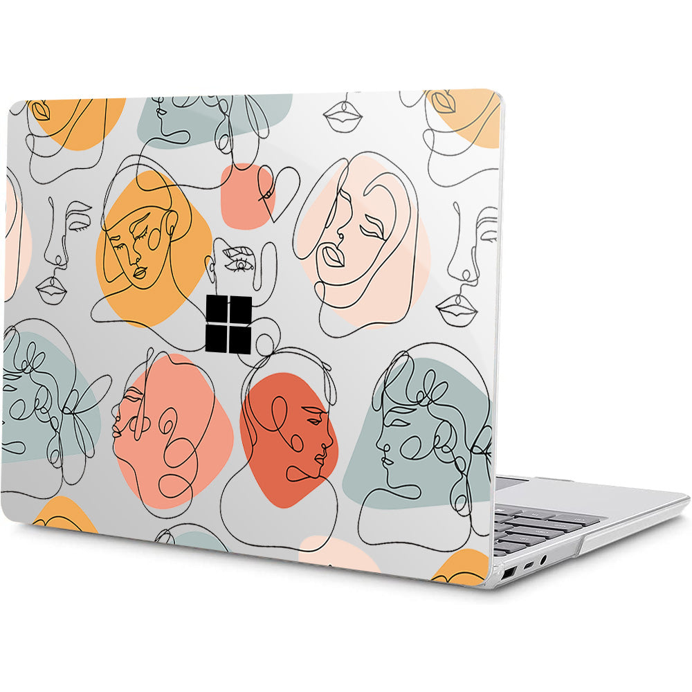 Abstract Face Microsoft Surface Laptop Case