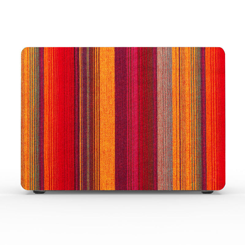 Red Weave Macbook Case