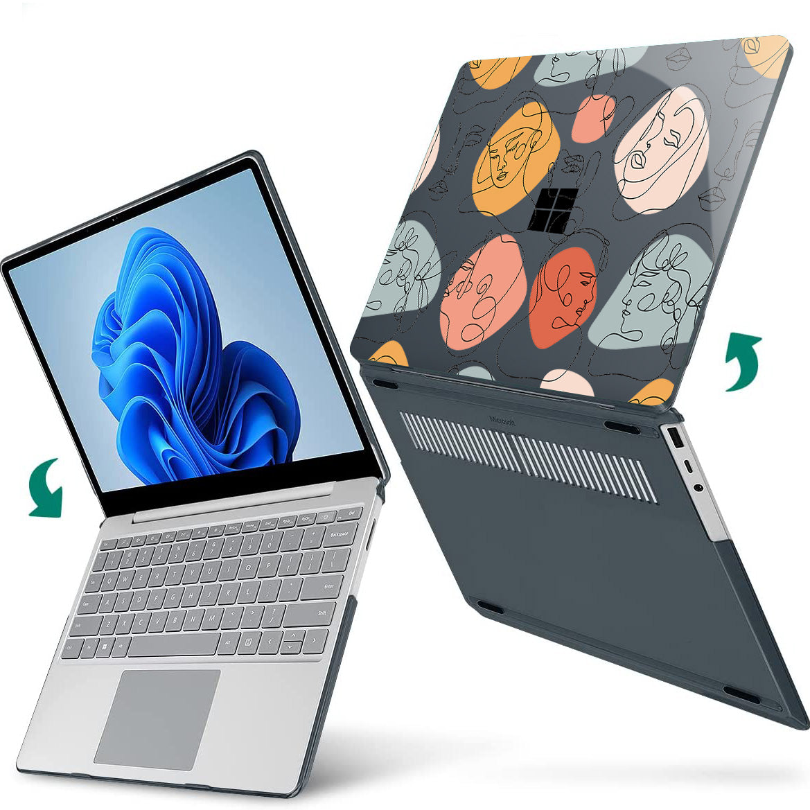 Abstract Face Microsoft Surface Laptop Case