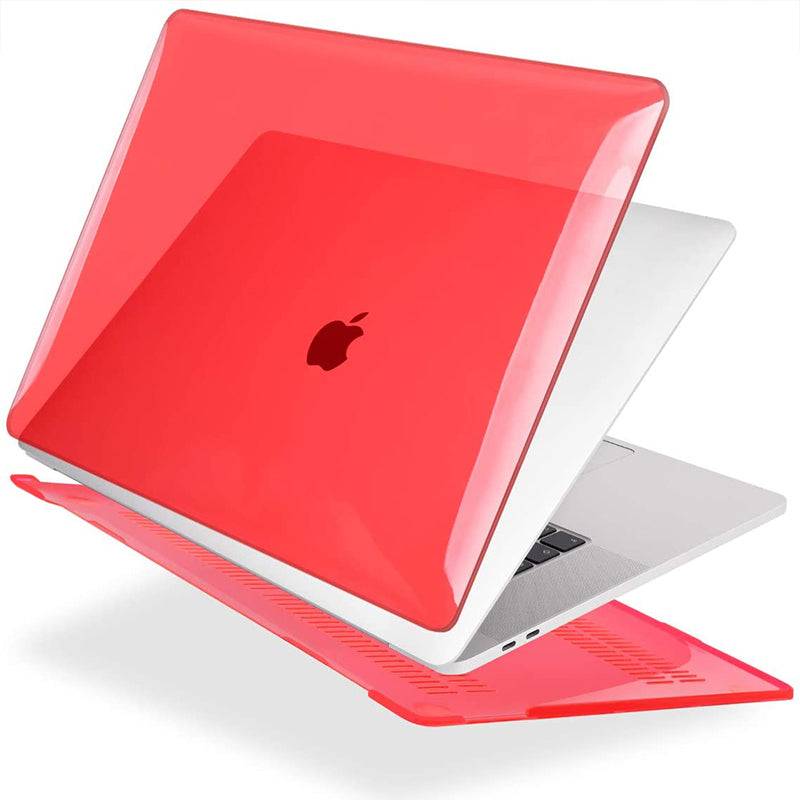 Transparent red | Macbook case customizable