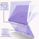 Transparent Purple | Macbook case customizable