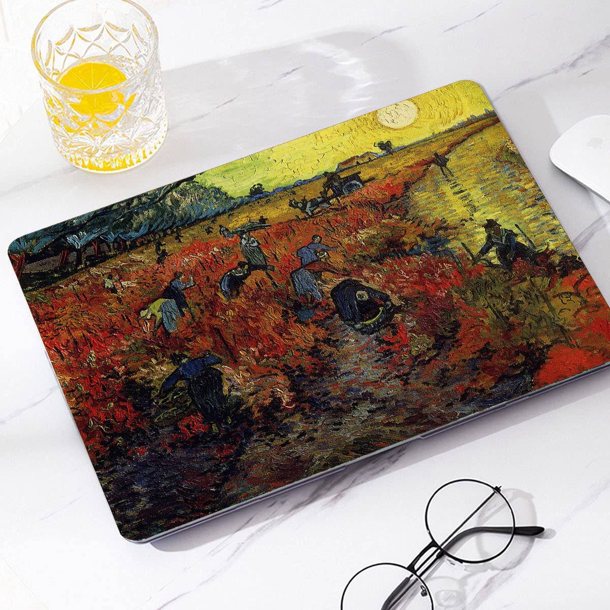 Van Gogh Works - ''Red Vineyard'' Macbook case
