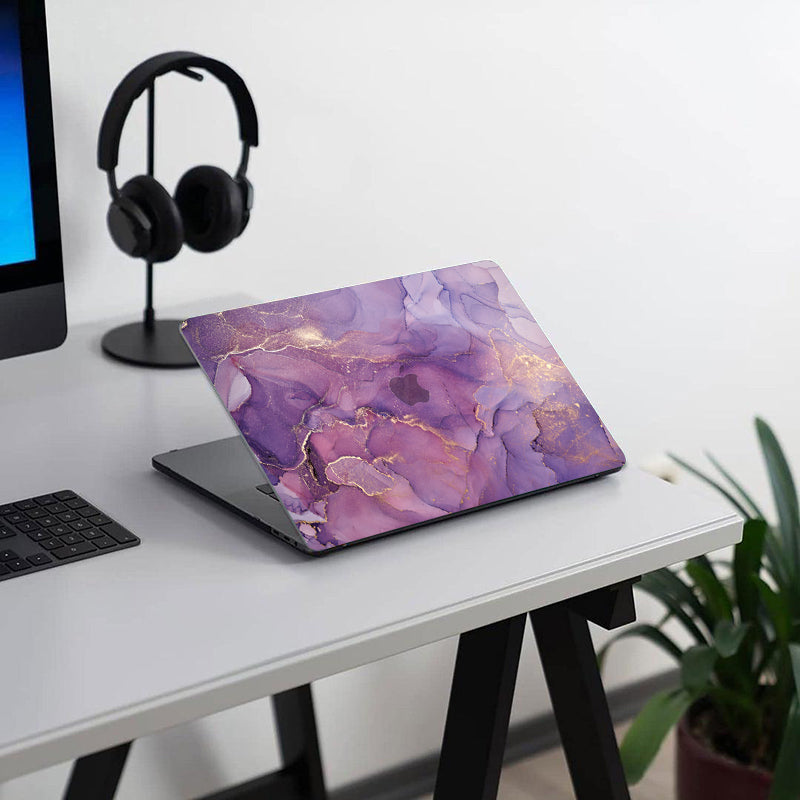 Purple Mist Marble | Macbook case customizable