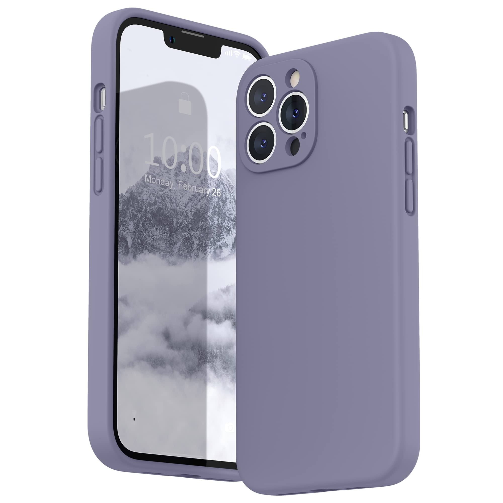 iPhone Case - Lavender Grey Liquid Silicone