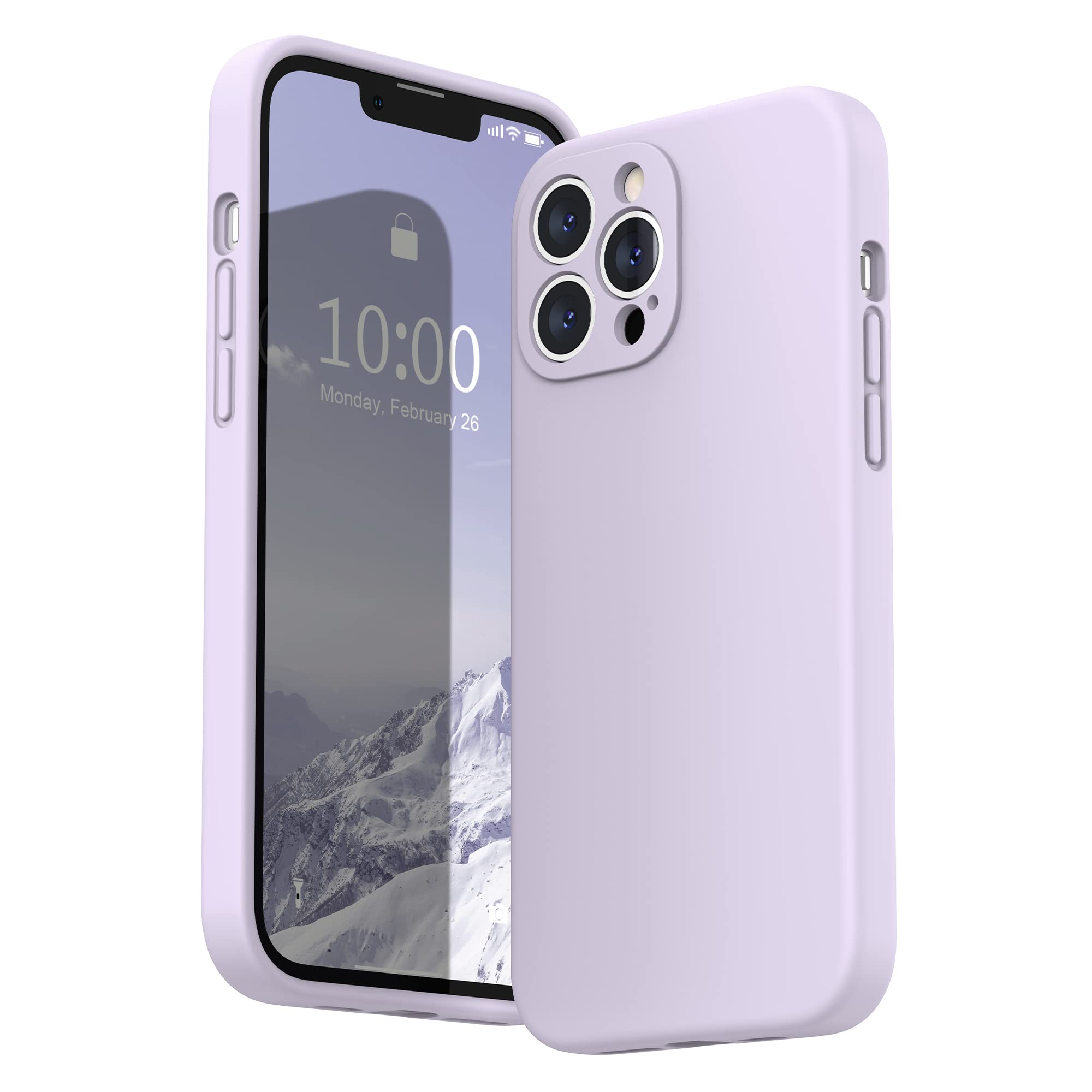 iPhone Case - Light purple Liquid Silicone