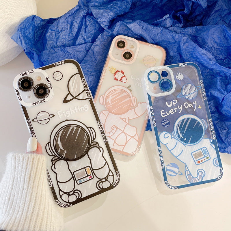 Doodle Astronaut iPhone Case