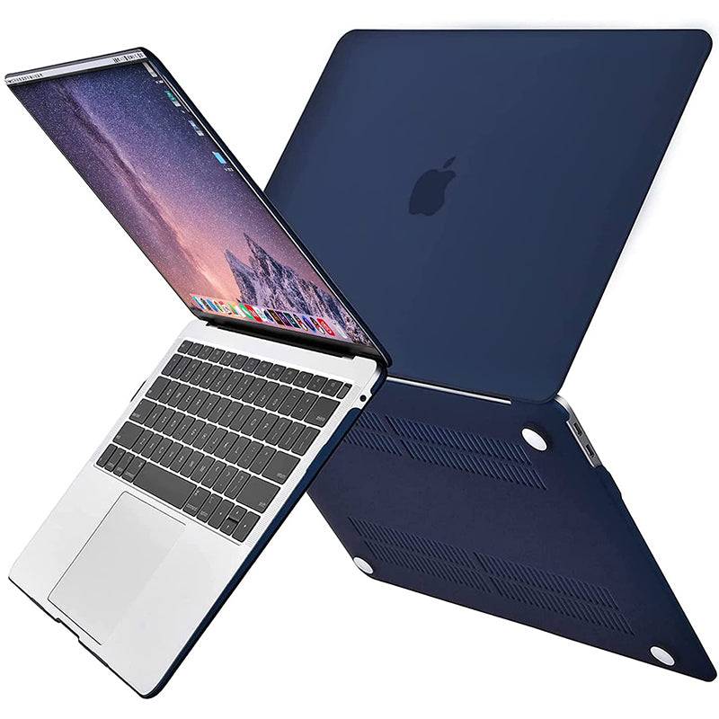 Matte Navy Macbook case customizable