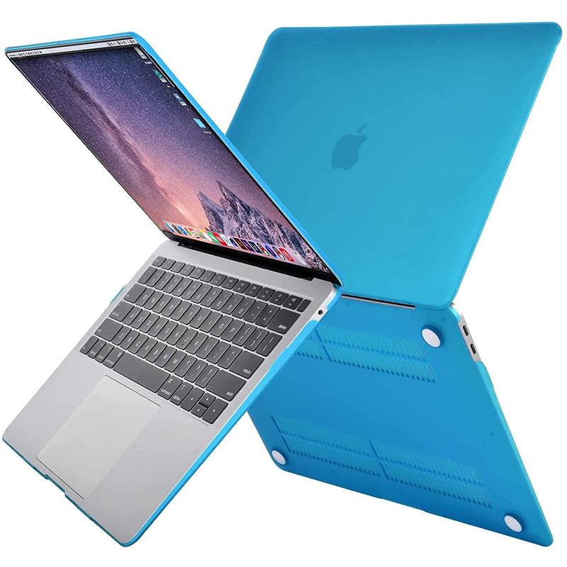 Frosted Aqua Blue Macbook case customizable BELKCASE