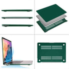 Frosted Dark Green | Macbook case customizable