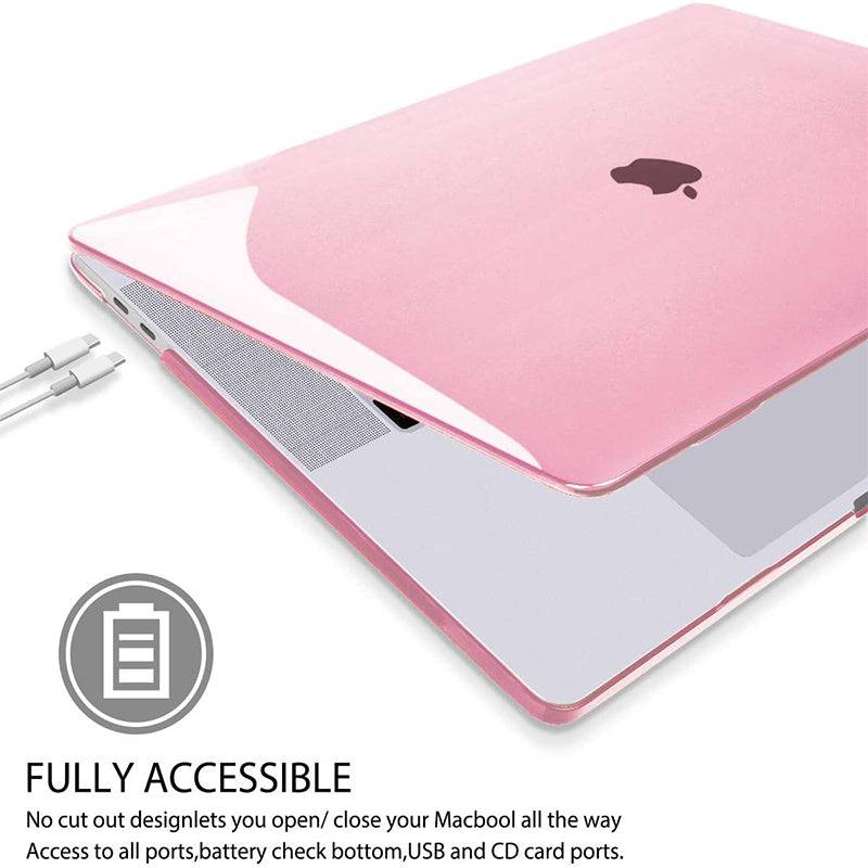 pink apple laptop