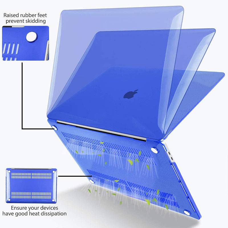 Transparent blue | Macbook case customizable