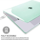 Transparent green  | Macbook case customizable