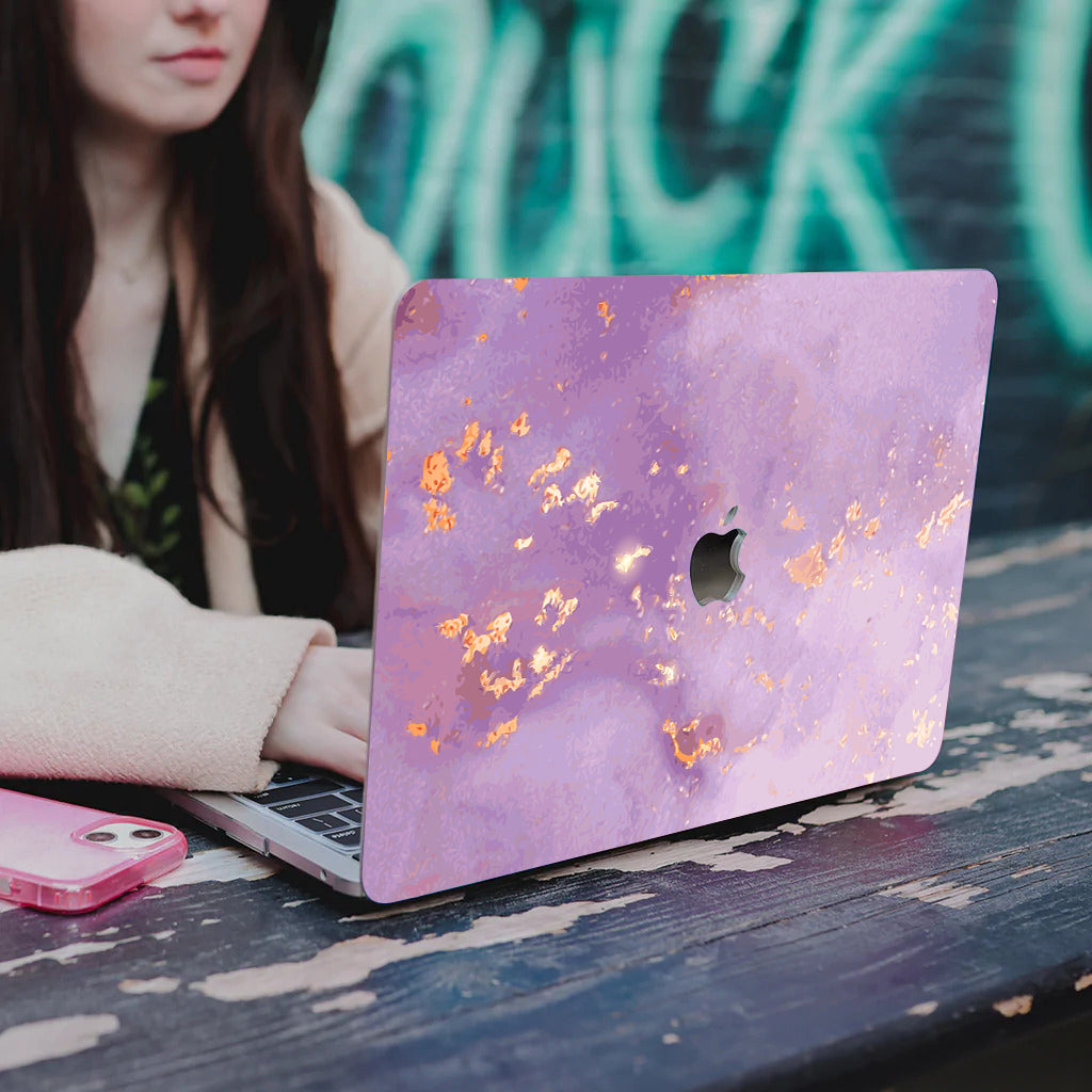 Purple emotion Macbook Case