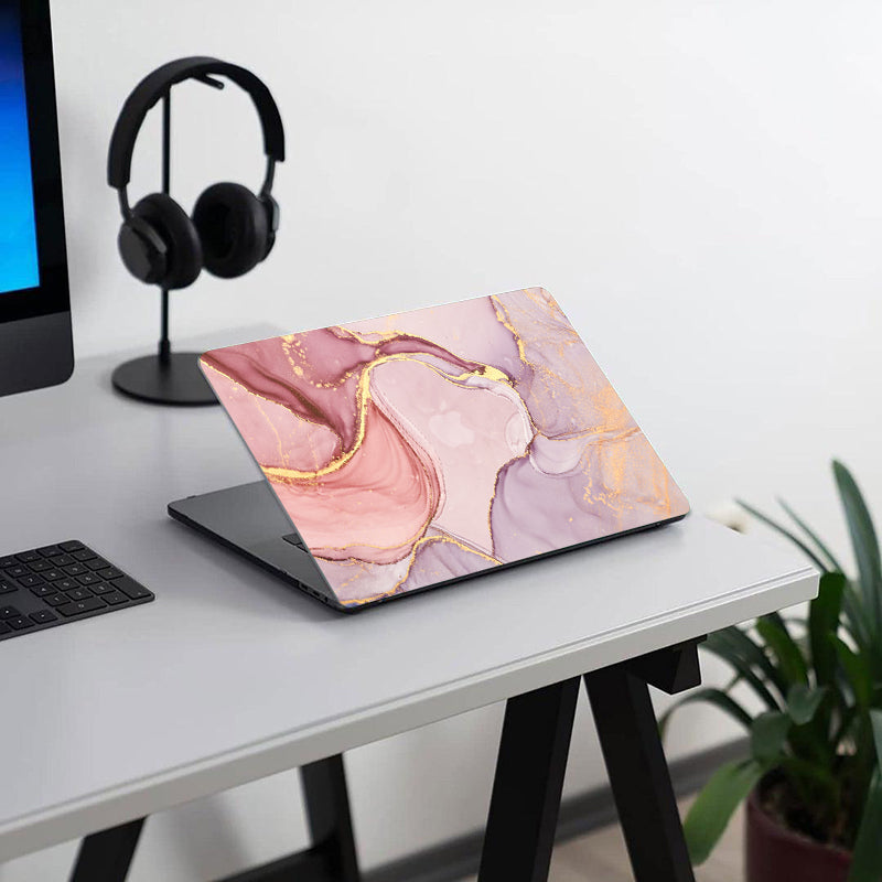 Pink Charm Marble | Macbook case customizable