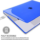 Transparent blue | Macbook case customizable