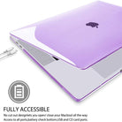 Transparent Purple | Macbook case customizable