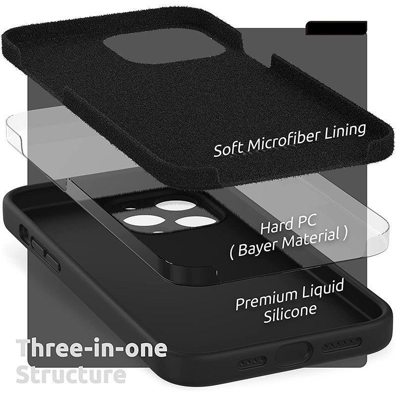 iPhone Case - Black Liquid Silicone