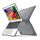 MacBook Case Heavy Duty  with Folding Stand - Grey